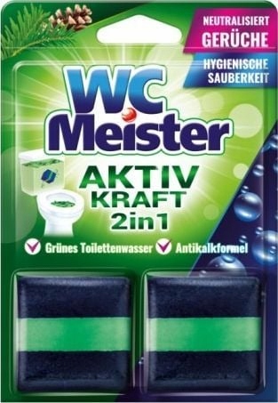 WC Meister   Kostka barwiąca do spłuczki 2x50g Las DE /20/ - Sklep i hurtownia FH German