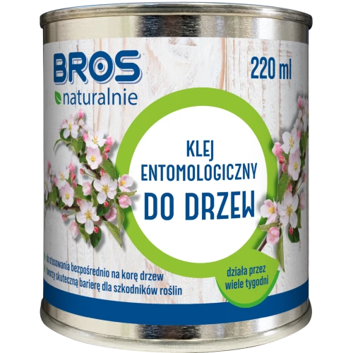 Bros klej entomologiczny do drzew 220ml naturalna bariera na szkodniki gąsienice i mrówki