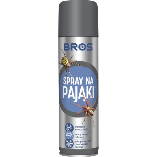 Bros spray na pająki 250ml skuteczny preparat zwalcza pajęczaki i tworzy barierę ochronną