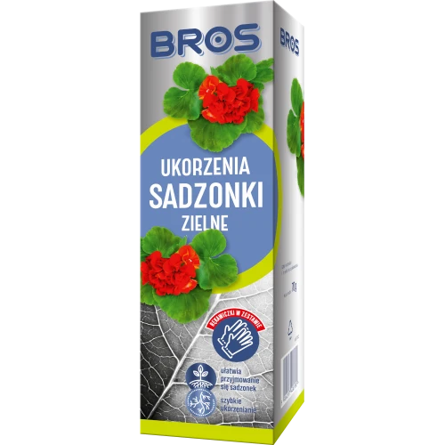 Bros ukorzeniacz do sadzonek zielnych 70g szybkie ukorzenianie i przyjmowanie roślin