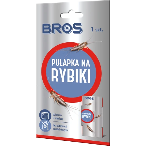 Bros pułapka na rybiki cukrowe 1 sztuka bez chemii skuteczna do 3 miesięcy
