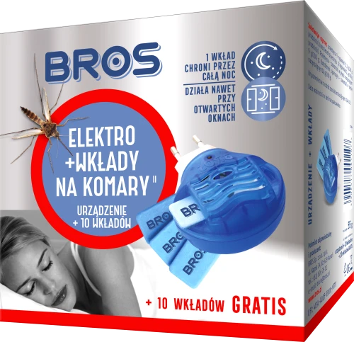 BROS   Elektro +10 wkładów Urządzenie plus zapasy
