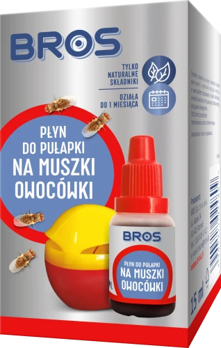 BROS   Płyn do pułapki na muszki owocówki 