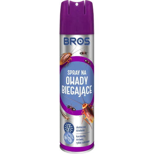 Bros spray na owady biegające 300ml karaluchy mrówki rybiki skuteczne działanie