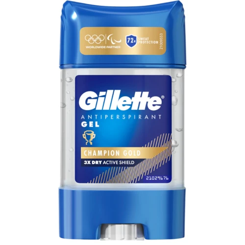 Gillette Champion Gold antyperspirant dla mężczyzn w żelu 70ml 72h ochrony sztyft