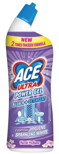 ACE Ultra żel do WC 750 ml Floral Perfume – z wybielaczem i detergentem