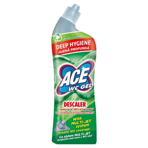 ACE Ultra żel do WC 700 ml Descaler – odkamieniacz do toalety z systemem Multi-Jet