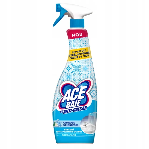 ACE Baie spray do czyszczenia łazienki 650ml uniwersalny środek antykamień bez chloru