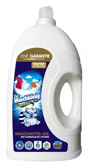 WASCHKONIG   Żel do prania 166 prań 5l Uniwersalny DE /2/ - Sklep i hurtownia FH German