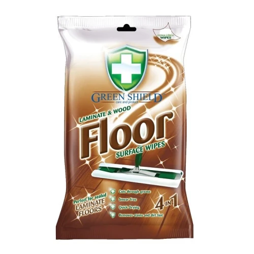 GREEN SHIELD Chusteczki do parkietu i paneli 24szt GB