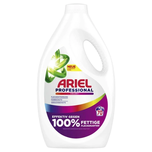 ARIEL Professional Color+ Żel do prania 3,15 l (70 prań) – niemiecki żel do kolorów, skuteczny na tłuste plamy