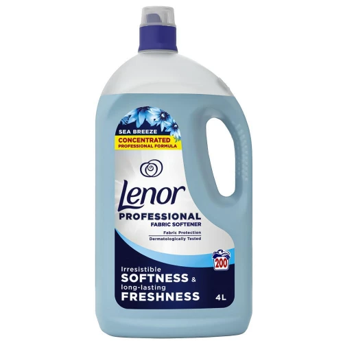 LENOR Płyn do Płukania 4L 200P Sea Breeze Niebieski – niemiecka jakość i morska świeżość