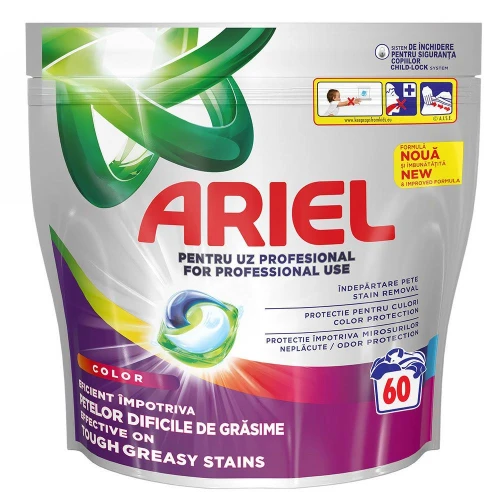 Ariel kapsułki do prania Professional Use Color 60 sztuk All-in-1 PODS do profesjonalnego użytku