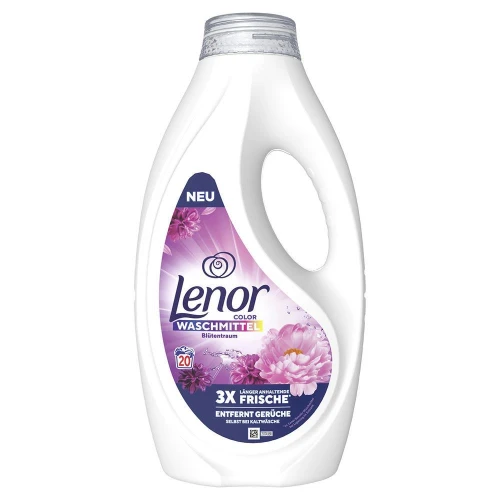 Lenor niemiecki żel do prania Color Amethyst Blütentraum 1 litr 20 prań płyn do kolorowego DE