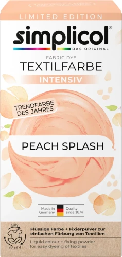 SIMPLICOL Barwnik Intensywny 560 g Peach Splash – świeży odcień brzoskwini z niemiecką jakością