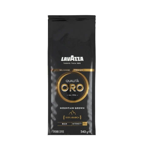Lavazza kawa mielona Qualita Oro Mountain Grown 340g 100% Arabica