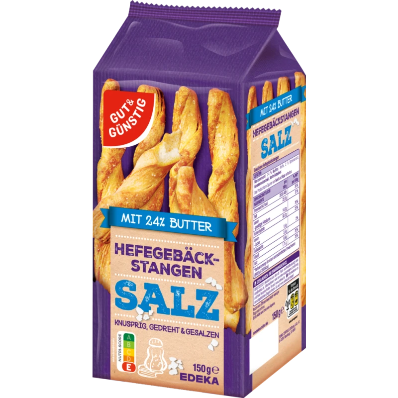 G&G   Pałki pszenne solone 150g DE /12/ - Sklep i hurtownia FH German