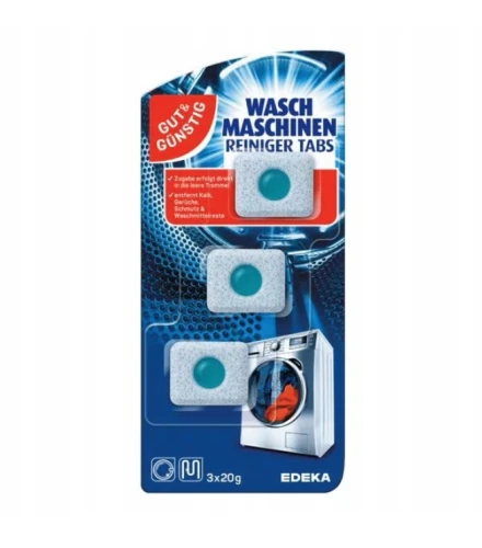 G&G niemieckie tabletki do czyszczenia pralki 3 x 20g aktywne kapsułki serwisowe DE