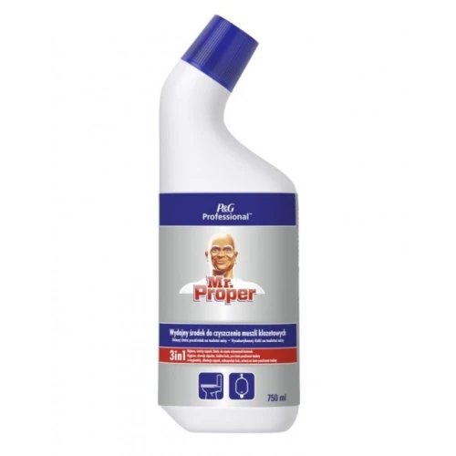 Mr. Proper Professional Żel do WC 3in1 750ml wydajny środek do czyszczenia muszli klozetowych