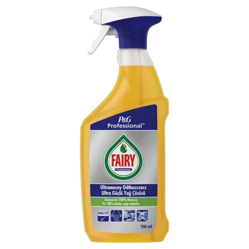 Fairy Professional Ultramocny Odtłuszczacz spray 750ml płyn do usuwania tłuszczu HACCP