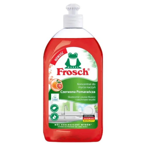 Frosch Ekologiczny Balsam Płyn do naczyń Czerwona Pomarańcza 500ml – skoncentrowany wyciąg z owoców