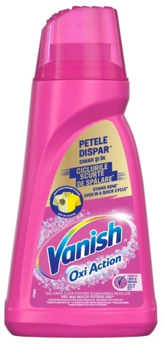 VANISH Oxi Action Color 1 l – odplamiacz do kolorowego prania, tlenowy wzmacniacz efektów prania