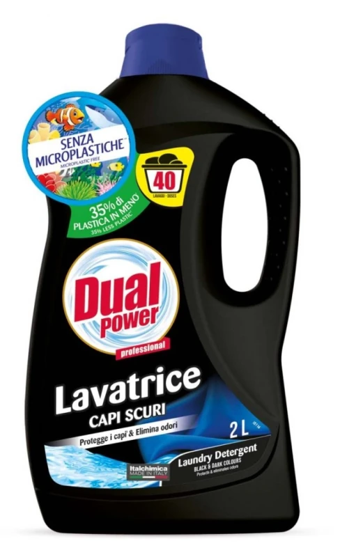DUAL POWER Płyn do prania 40 prań 2l Black IT - Sklep i hurtownia FH German