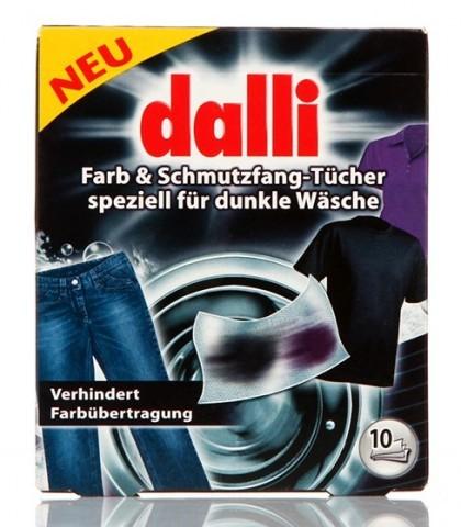 DALLI   Chusteczki przywracające kolor do ciemnych tkanin 10szt DE /12/ - Sklep i hurtownia FH German