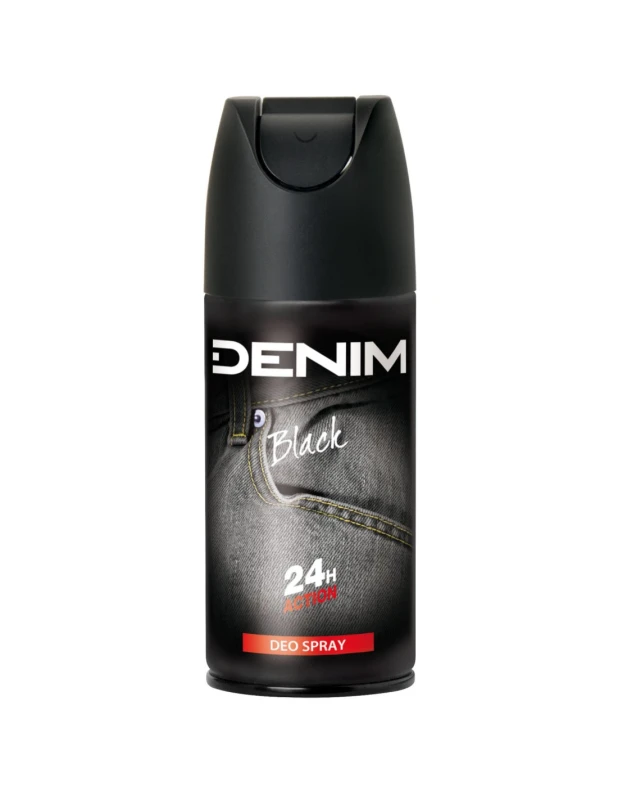 DENIM   Dezodorant męski w sprayu 150ml Black /12/ - Sklep i hurtownia FH German