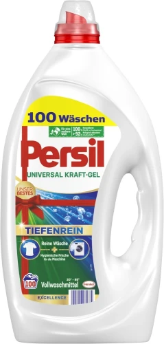 Persil Universal Kraft-Gel 4,5 l 100 prań – niemiecki żel do prania uniwersalny, głębokie czyszczenie Tiefenrein