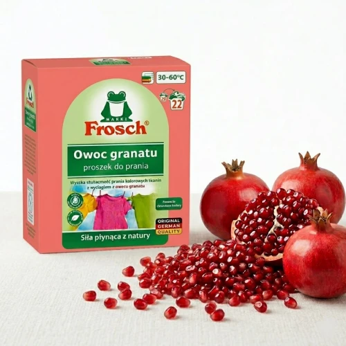 Frosch Ekologiczny Proszek do prania tkanin kolorowych Owoc Granatu 1,45kg 22P