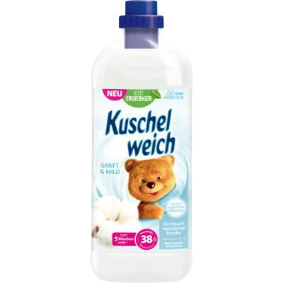 Kuschelweich  Płyn do płukania 1l 38 płukań Sanft&Mild biały DE /12/
