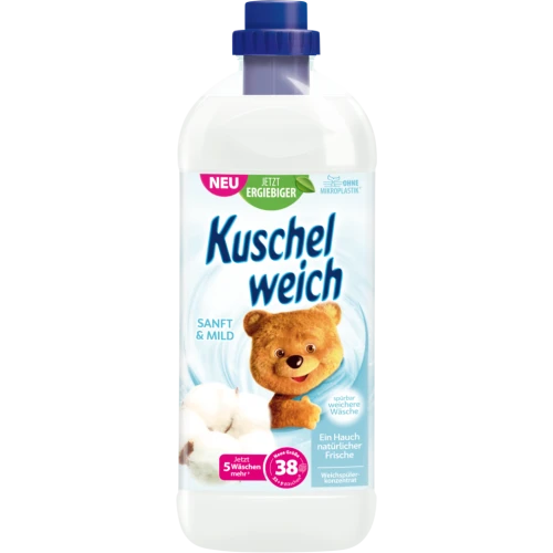 Kuschelweich  Płyn do płukania 1l 38 płukań Sanft&Mild biały DE /12/