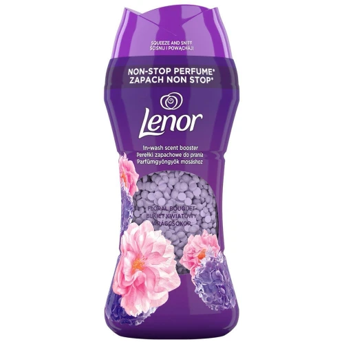 Lenor Granulki zapachowe do prania 195 g Floral Bouquet – długotrwały zapach bukietu kwiatowego i świeżość tkanin