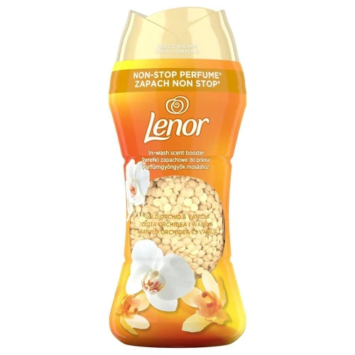 Lenor Granulki zapachowe do prania 195 g Gold Orchid & Vanilla – długotrwały zapach orchidei i wanilii