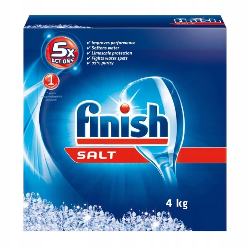 FINISH granulowana sól ochronna do zmywarek wydajna 4kg XXL