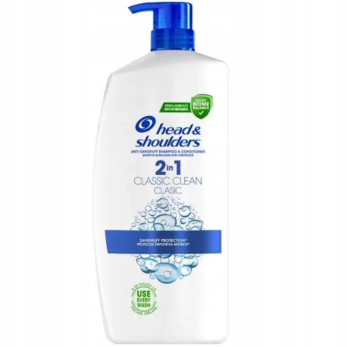 Head & Shoulders Szampon 2w1 Classic Clean 800 ml – duża pompka