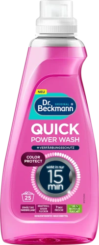 Dr Beckmann Quick Power Wash Color 800 ml – niemiecki koncentrat do prania kolorów, działa w 15 minut