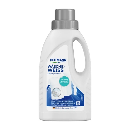 Heitmann Wäsche-Weiss 500 ml – niemiecki wybielacz do tkanin w płynie