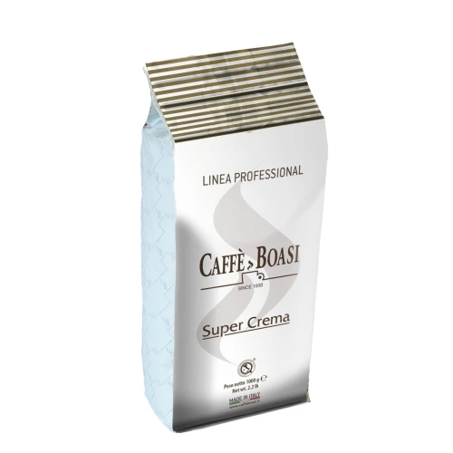 CAFFE BOASI Super Crema kawa ziarnista 1 kg – włoska kawa do ekspresu, profesjonalna