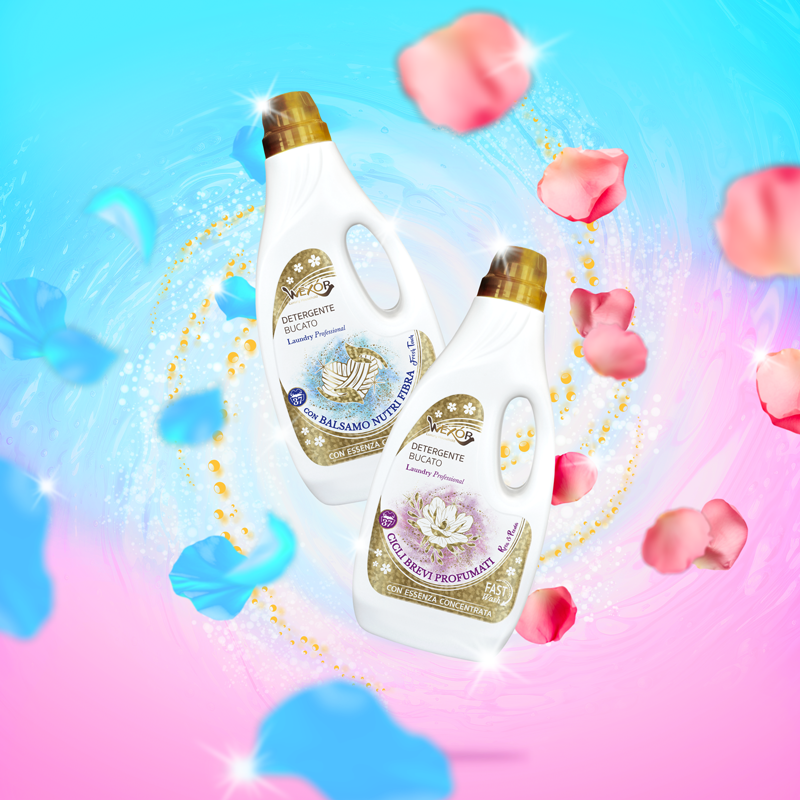 WEXOR Detergente Bucato Rosa & Peonia luksusowy perfumowany żel do prania 1,5L (37 prań) - Sklep i hurtownia FH German