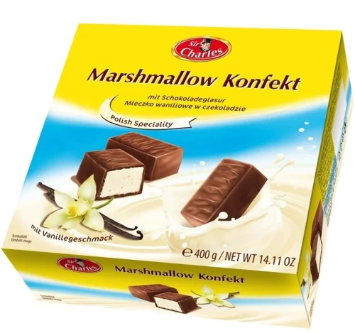 Sir Charles Ptasie Mleczko Waniliowe 400 g – Oryginalne z Niemiec