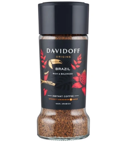 DAVIDOFF Origins Brazil luksusowa kawa rozpuszczalna 100% Arabica słoik 100g