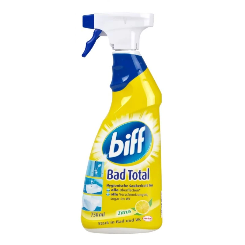 BIFF  Spray do czyszczenia łazienki 750ml Bad Total  Citrus DE /8/ - Sklep i hurtownia FH German