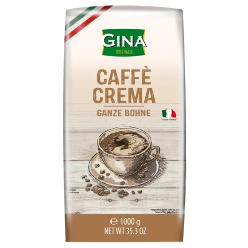 GINA Caffe Crema Originale włoska kawa ziarnista 1kg