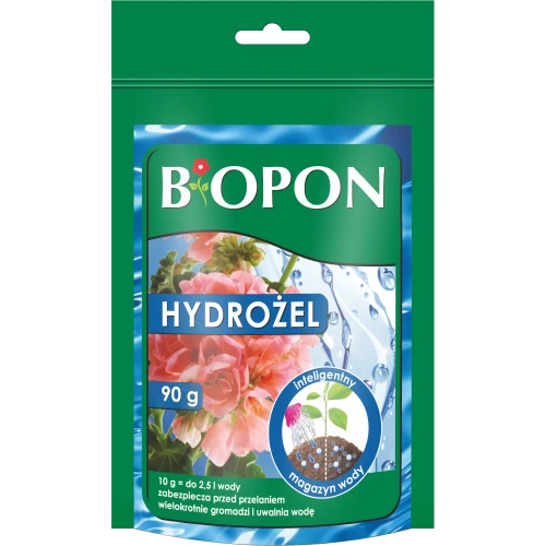BIOPON Hydrożel doglebowy magazyn wody do roślin doniczkowych i ogrodowych 90g