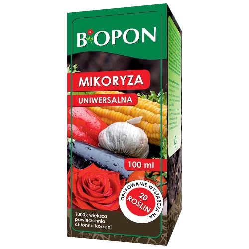 BIOPON Mikoryza Uniwersalna szczepionka mikoryzowa do roślin warzyw i kwiatów 100ml