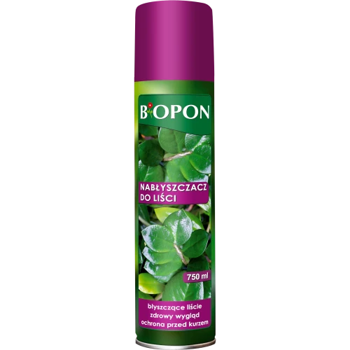 BIOPON Nabłyszczacz do liści spray zdrowy wygląd ochrona przed kurzem XXL 750ml