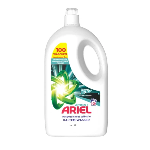 ARIEL Universal+ Touch of Lenor Niemiecki żel do prania 4,5L 100P