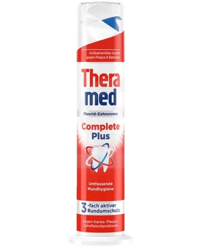 Theramed Complete Plus pasta do zębów 100 ml z Niemiec – potrójna ochrona Twoich zębów